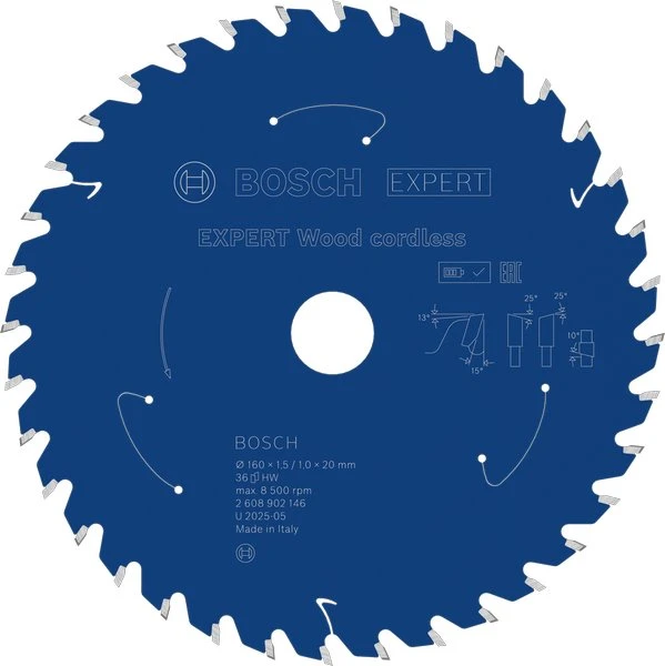 Bosch Expert for Wood 160x20x1.5/1x36T