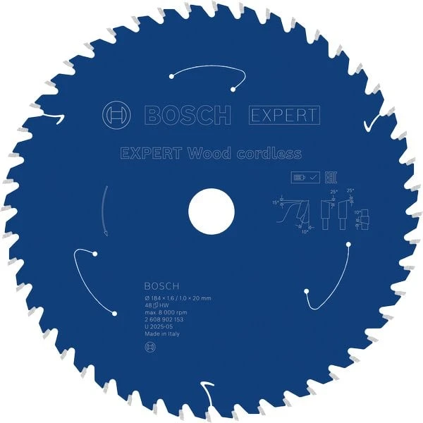 Bosch Expert for Wood 184x20x1.6/1x48T