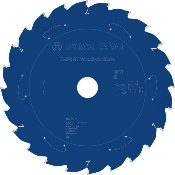Bosch Expert for Wood 250x30x2.1/1.6x24T
