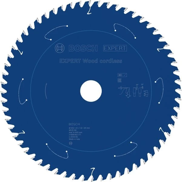 Bosch Expert for Wood 254x30x2.1/1.6x60T
