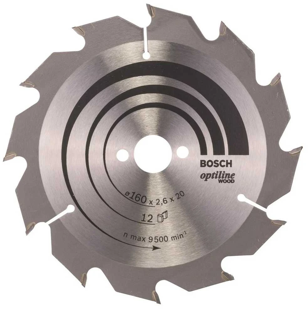 Bosch Disk.pjūkl.diskas 160x20 Optiline Wood