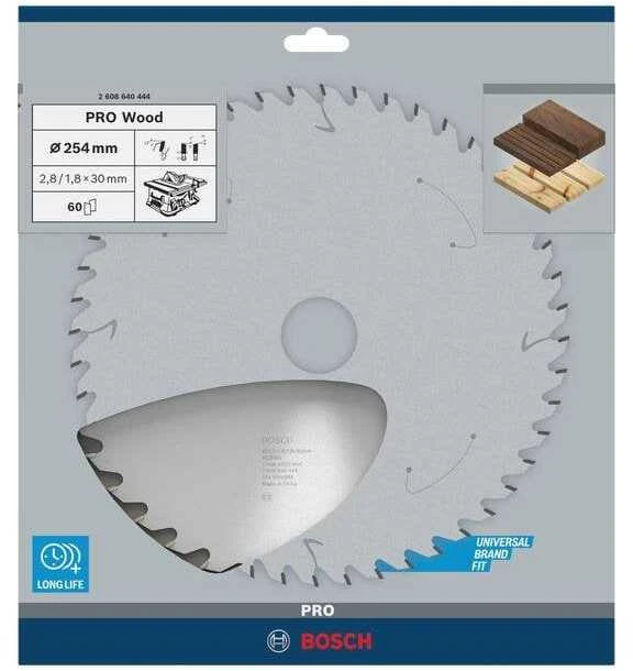 Bosch Stac.disk.pjūkl.diskas 254x30x60 medžiui