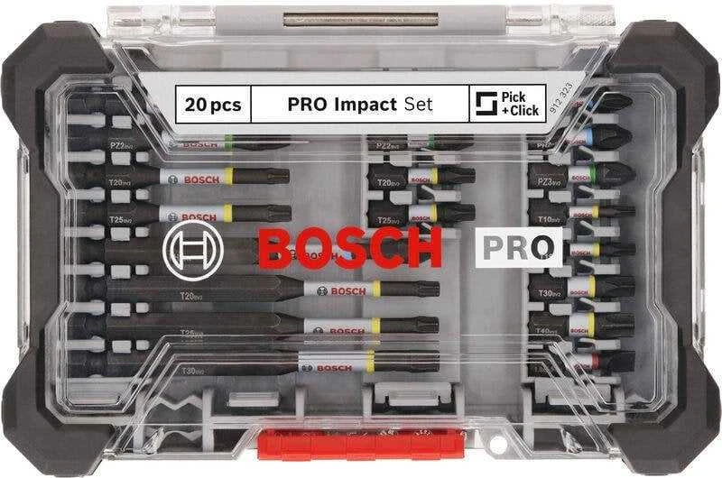 Bosch 20 dalių antgalių kompl. PRO Impact
