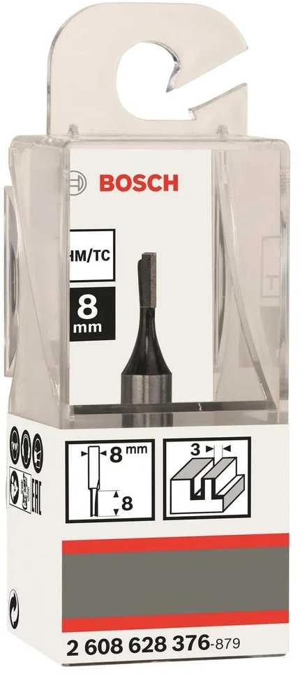 Bosch Pirštinė freza HM B=3 mm, l=8 mm,kotas 8mm