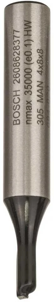 Bosch Pirštinė freza HM B=4 mm, l=8 mm,kotas 8mm