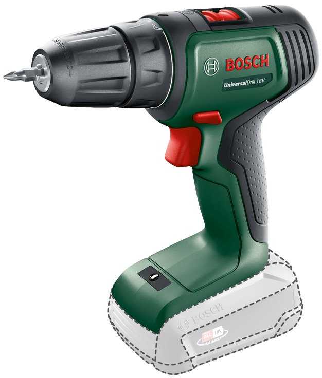 Bosch UniversalDrill 18V be akumuliatoriaus ir kroviklio Akum.suktuvas