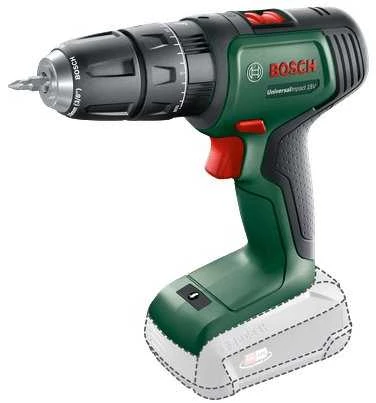 Bosch UniversalImpact18 be akumuliatoriaus ir kroviklio Akum.smūginis gręžtuvas