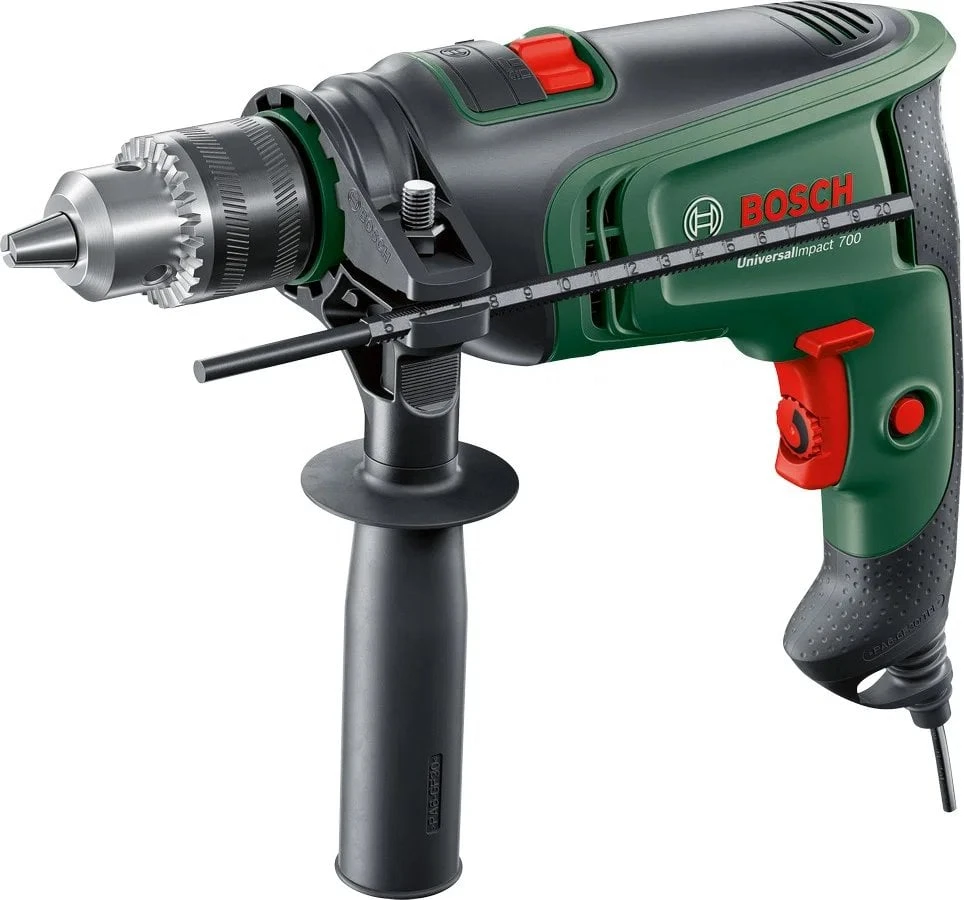 Elektrinis smūginis gręžtuvas Bosch Universal Impact 700; 701 W