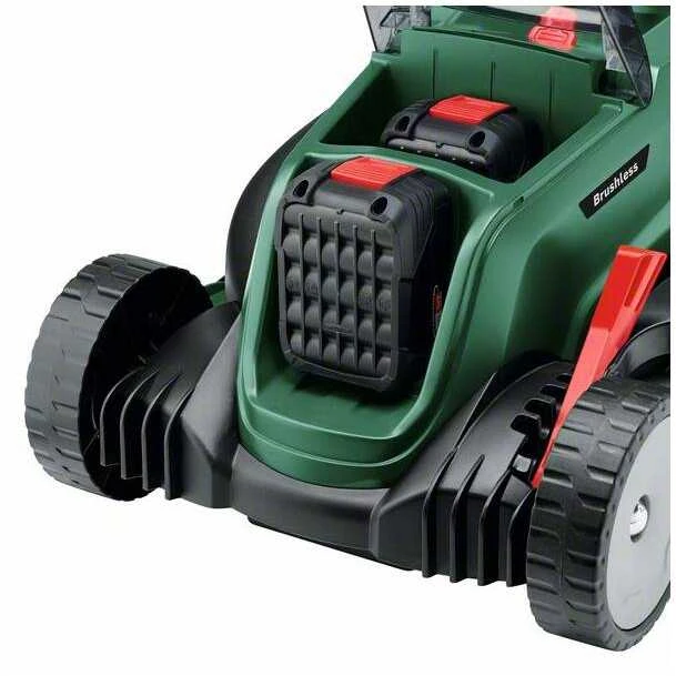 Bosch Akumuliatorinė vejapjovė UniversalRotak 2x18V-37-550 (Be akumuliatoriaus ir kroviklio)