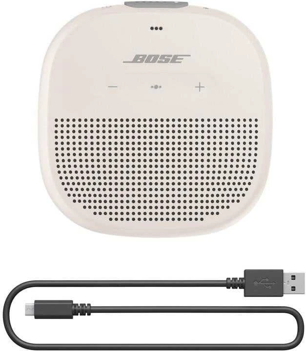 Bose® SoundLink® Micro nešiojama kolonėlė, Baltos spalvos