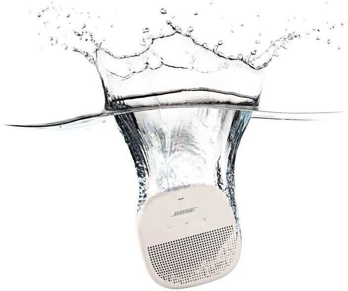 Bose® SoundLink® Micro nešiojama kolonėlė, Baltos spalvos