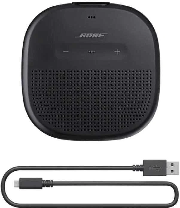Bose® SoundLink® Micro Bluetooth® nešiojama kolonėlė, Juodos spalvos