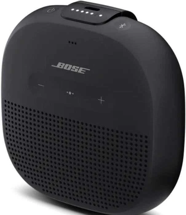 Bose® SoundLink® Micro Bluetooth® nešiojama kolonėlė, Juodos spalvos