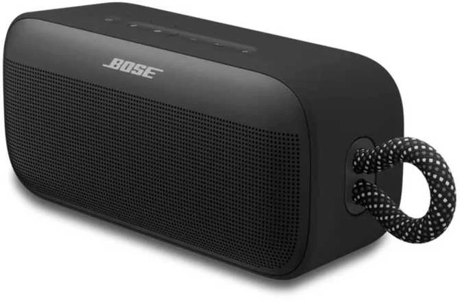 Nešiojama garso kolonėlė Bose SoundLink Plus Portable, juodos spalvos