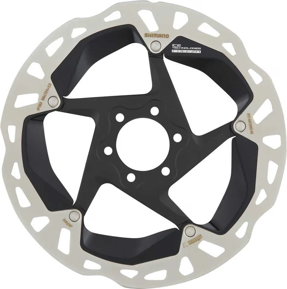 „Shimano“ rotorius 180 mm, 6 varžtų, RT-MT905, „IceTechFreezaw“/„oLRing“