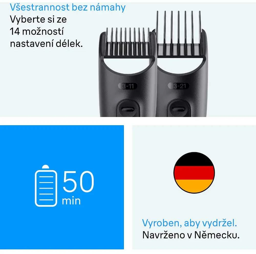 Barzdaskutė AIO3500 Braun Kirpimo Rinkinys Viskas Viename 4in1