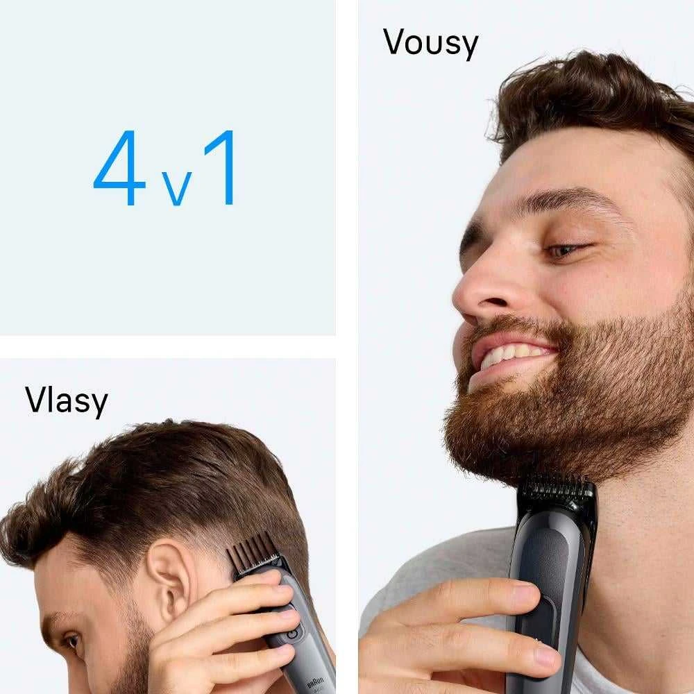 Barzdaskutė AIO3500 Braun Kirpimo Rinkinys Viskas Viename 4in1