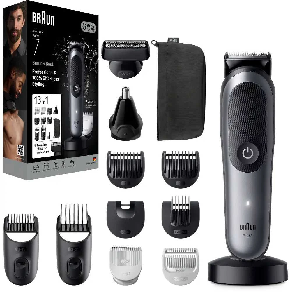 AIO7560 Braun Kirpimo Rinkinys Viskas Viename 13in1