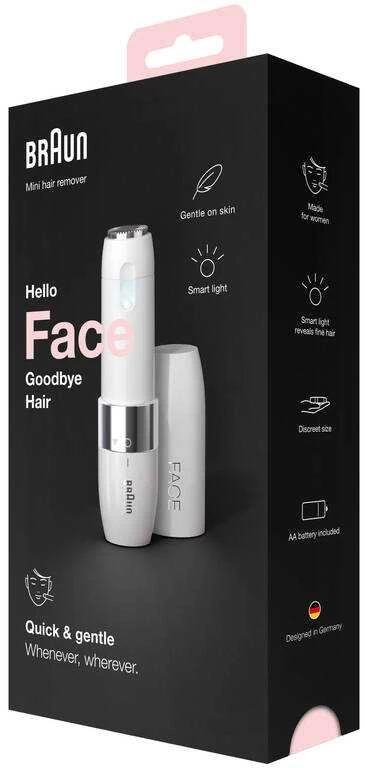 Barzdaskutė Braun Face Mini FS1000 Illuminated Hair Remover