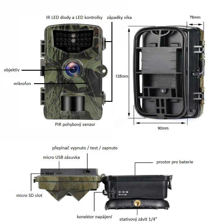 Braun Scouting Cam Juodas 575 Trail Camera