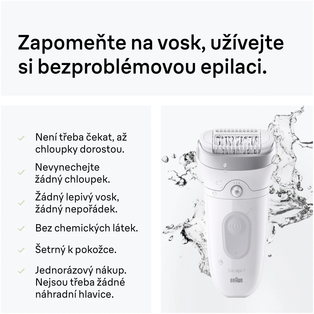 BRAUN SE7-000 Silk epil 7 Epiliatorius