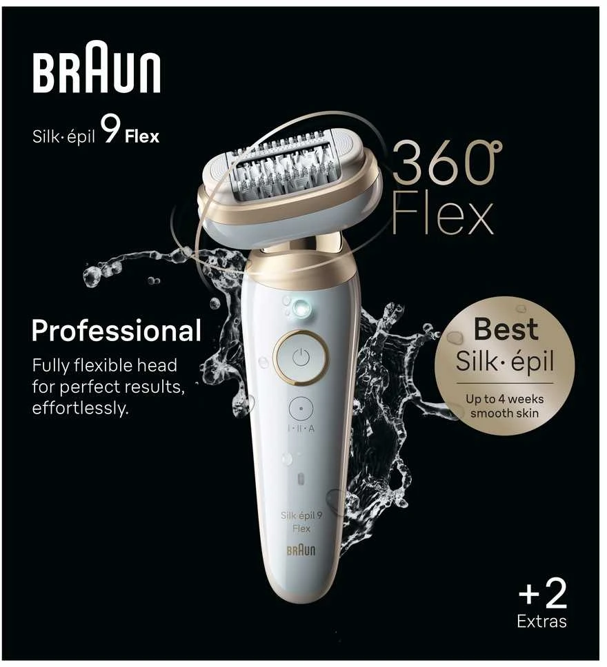 Epiliatorius Braun Silk-épil 9 Flex 9-011 3D