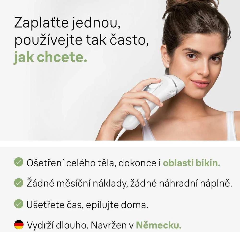 Braun Silk-expert Pro 3 IPL PL3020 balta ir-sidabrinė