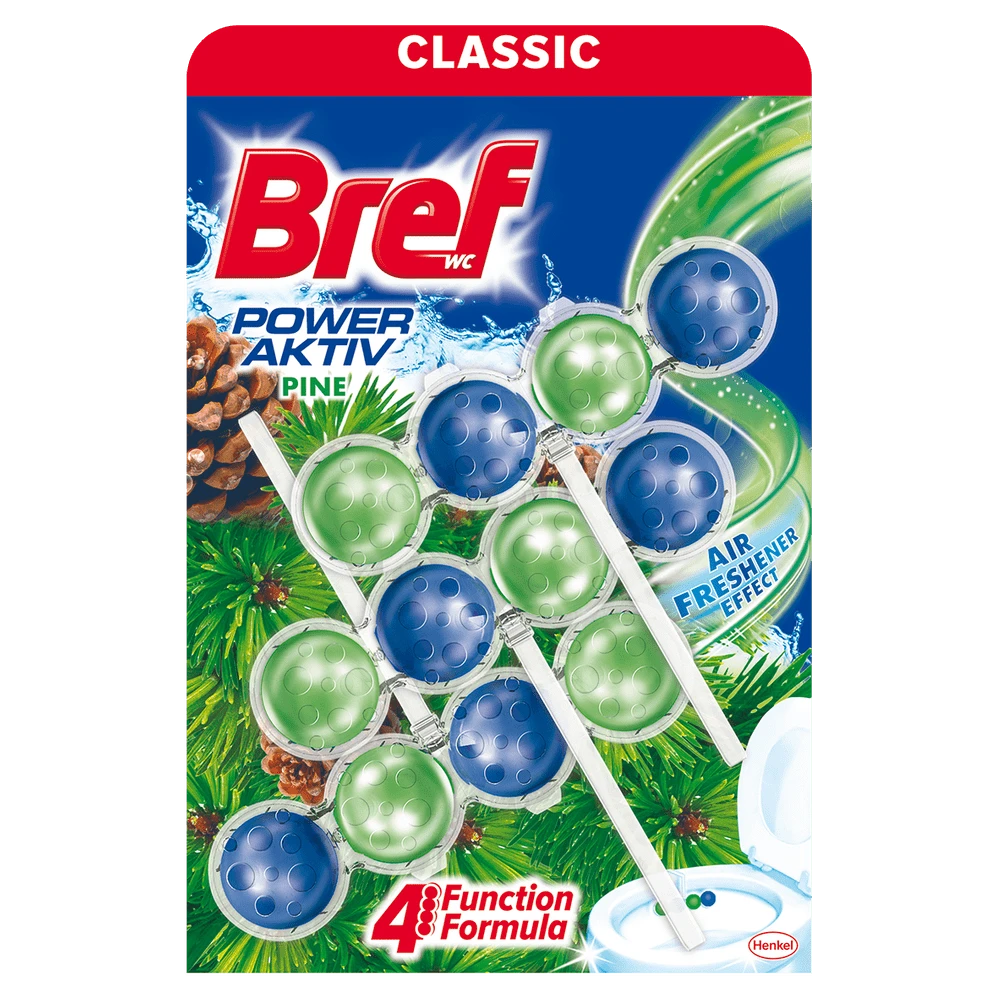None Bref Kabelis į WC Bref Active Pine 3x50g universalus