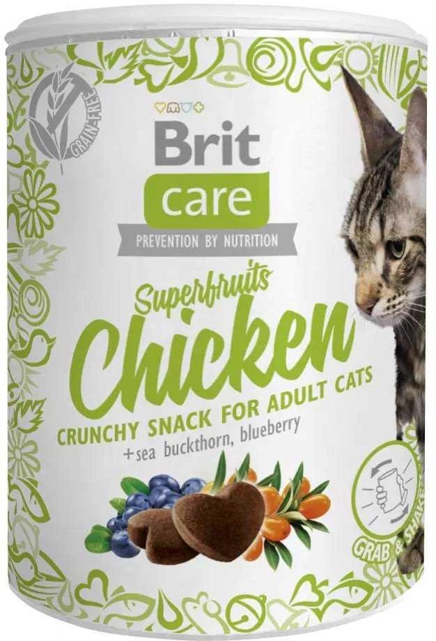 BRIT Care Cat Snack Superfruits vištiena - skanėstas katėms - 100 g
