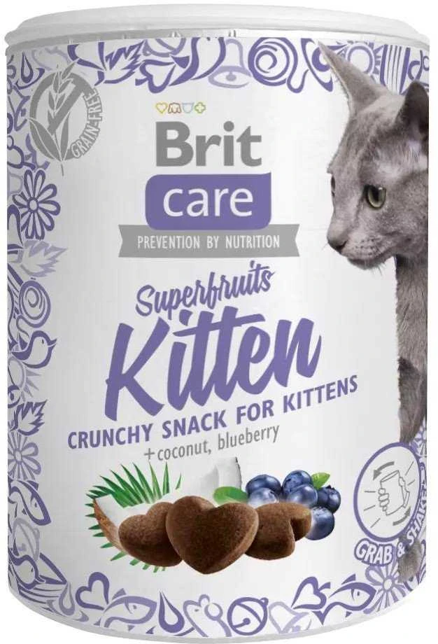 Kačių Skanėstai - Brit Care Superfruits Kačiukams 100 g