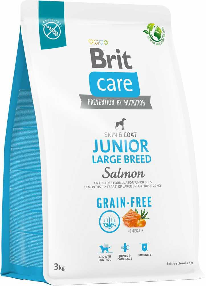 Brit Care GF Junior LB lašiša NAUJIENA 3kg