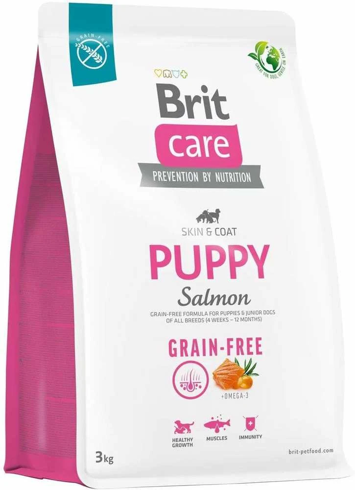 Sausas Šunų Maistas - Brit Care Šuniukams Su Lašiša 3 Kg