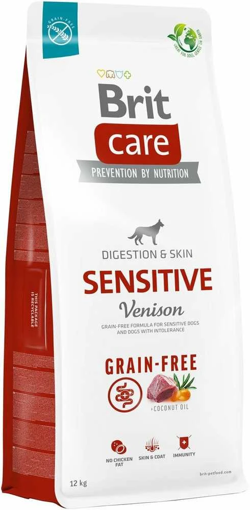 Brit Care GF Sensitive Venison&bulvės sausas Maistas šunims 12kg 12 kg