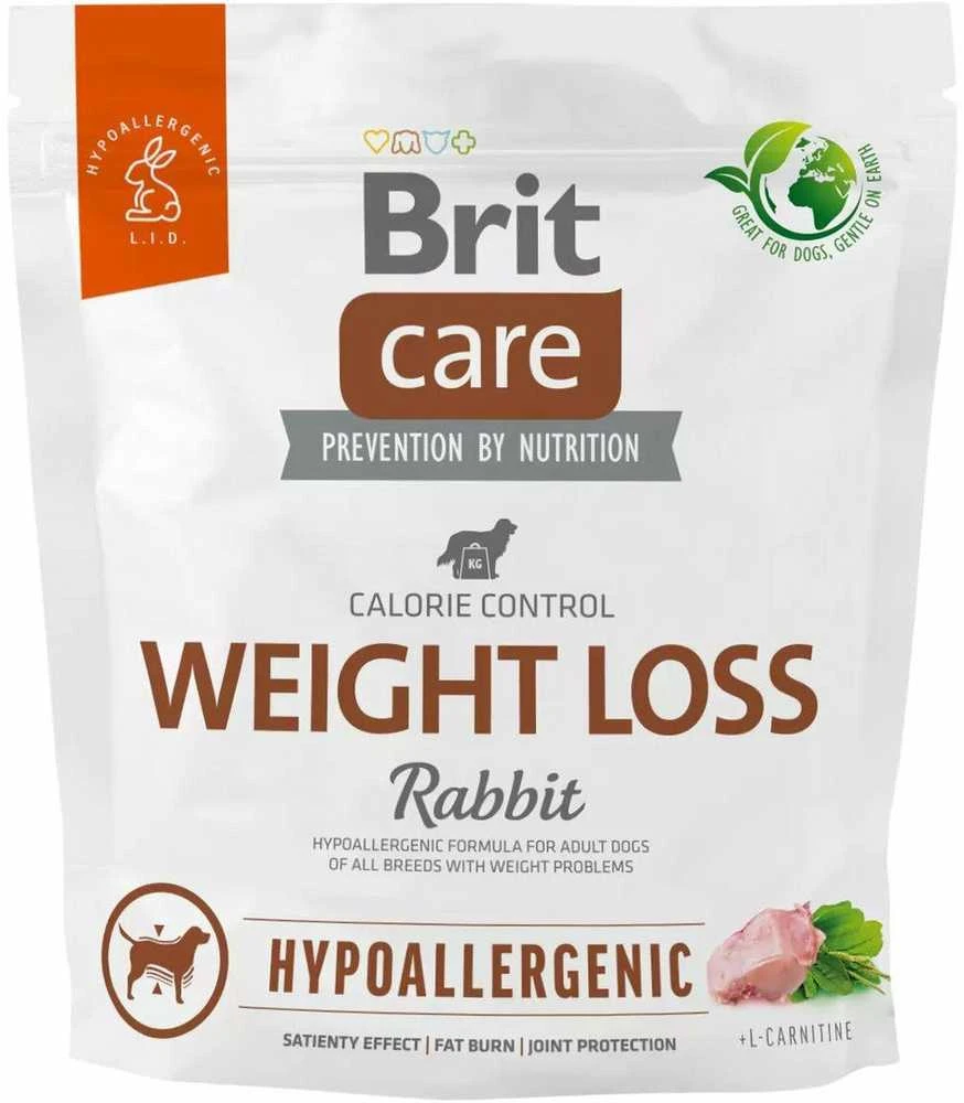 Šunų Maistas - BRIT Care Hipoalerginis Suaugusiųjų Svorio Metimas Su Triušiu 1kg