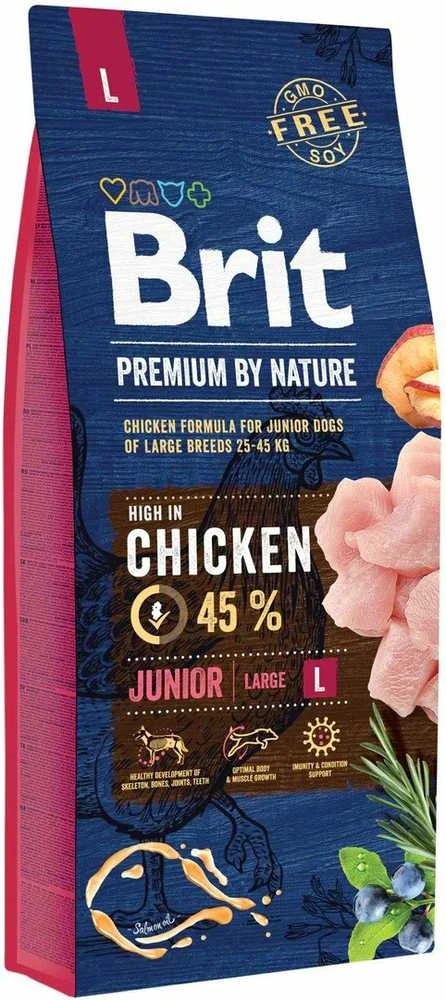 BRIT PREMIUM Dog by Nature Junior L 15kg
