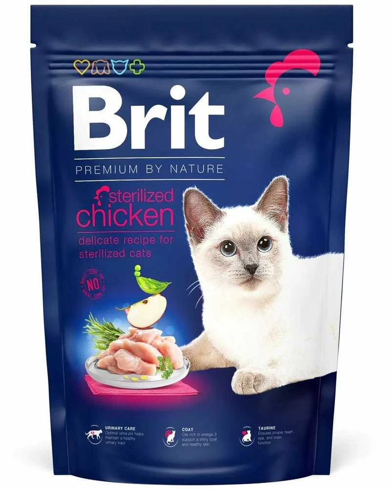 BRIT PREMIUM katė sterilizuota 1,5kg