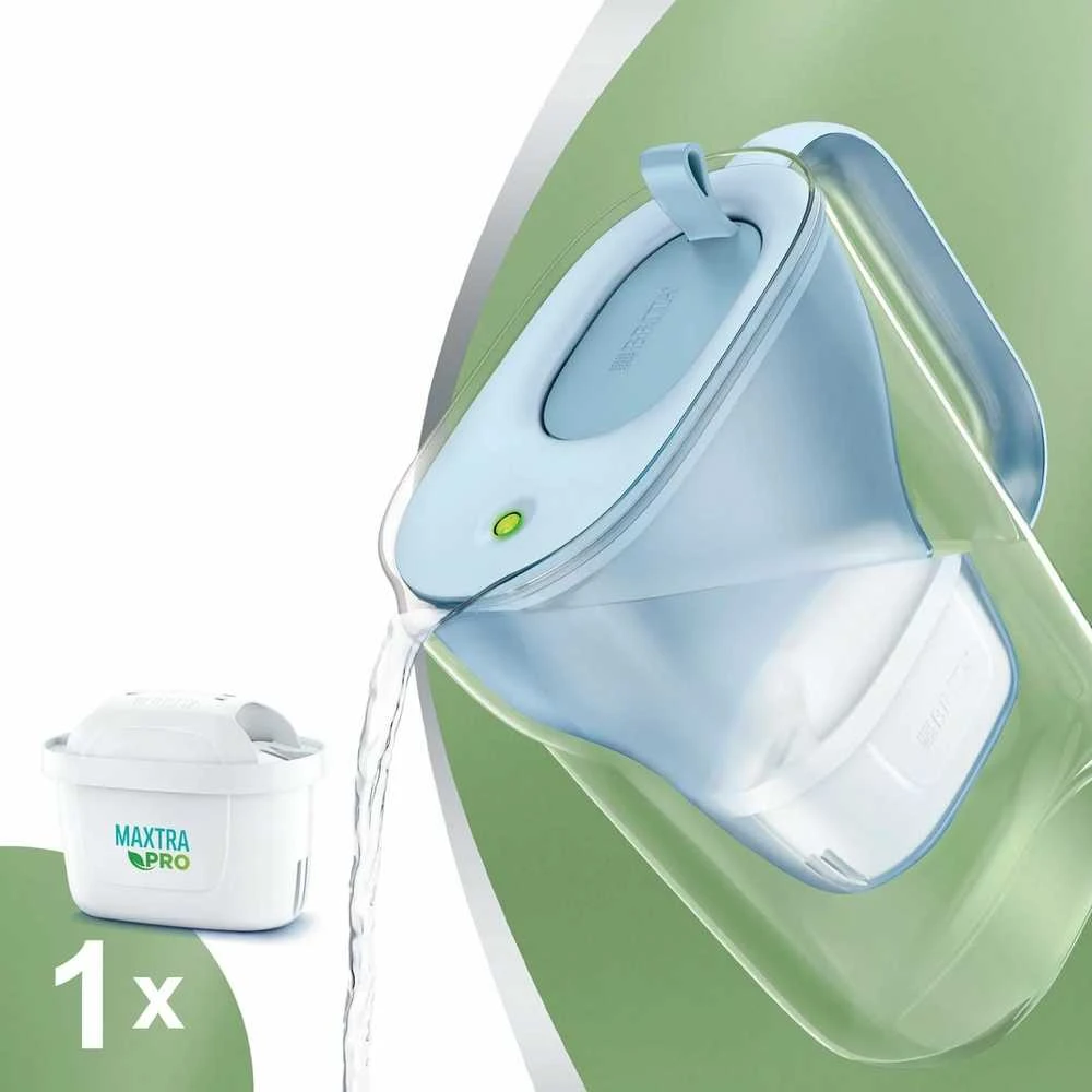 Filtruojanti karafa - Brita - Style Eco - 2,4 L - MX PRO filtras - Mėlyna
