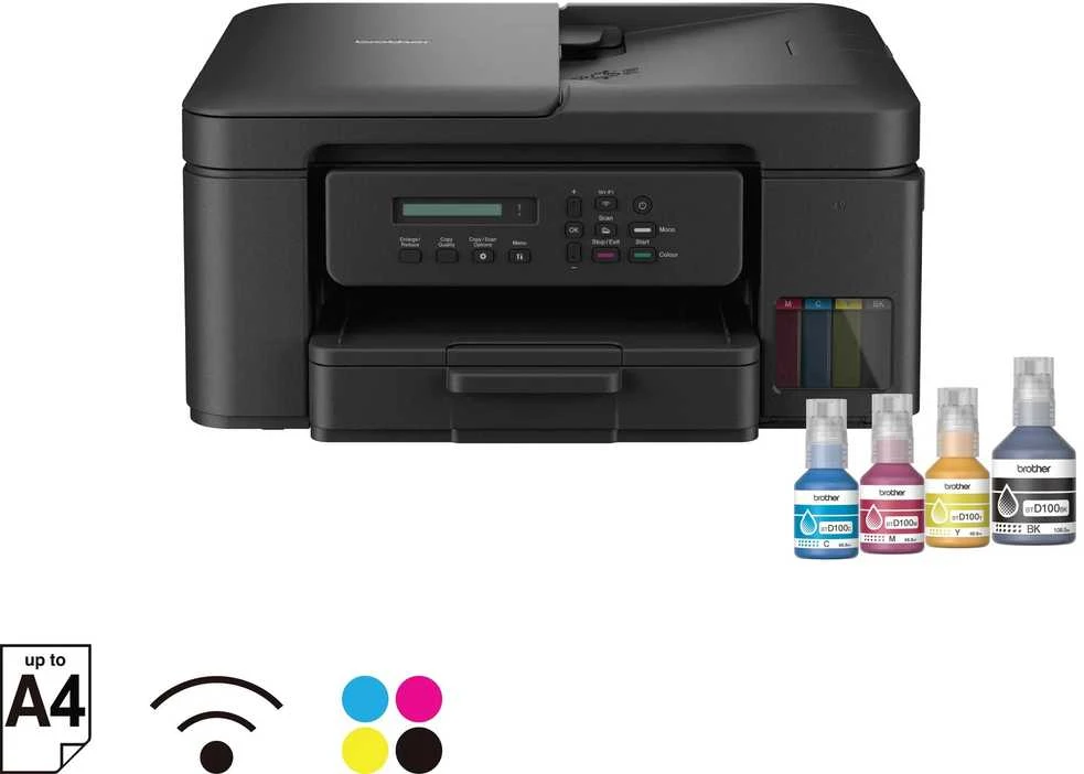 Spausdintuvas Brother | DCP-T730DW | Inkjet | Spalvotas | A4 | Wi-Fi | Juodas