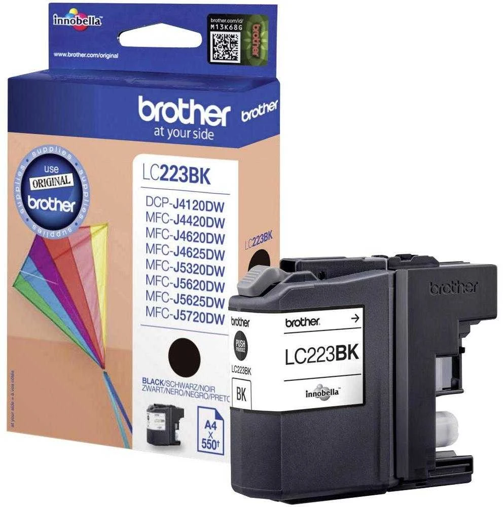 Brother Brolis LC-223BK | Rašalo kasetė | Juodas