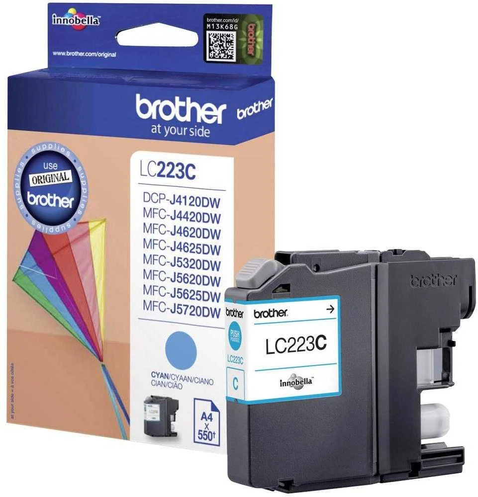 Brother LC-223C | Rašalo kasetė | Žydra spalva
