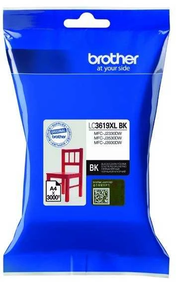 Brother LC3619XL (LC3619XLBK) Rašalinė kasetė, Juoda