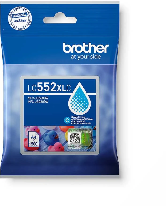 Brother LC 552XLC mėlynas