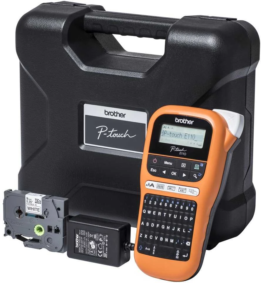 Labels spausdintuvas Brother P-touch PTE110VPYJ1
