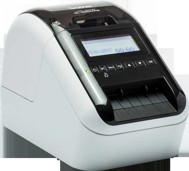 Brother QL-820NWBc - prie tinklo prijungiamas etikečių spausdintuvas