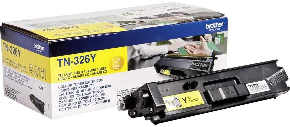 BROTHER TN-326Y TONER HIGH Geltonas 3500P