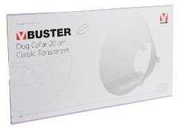 KRUUSE BUSTER Classic Dog Collar, 20 cm, Transparent, 10 pcs