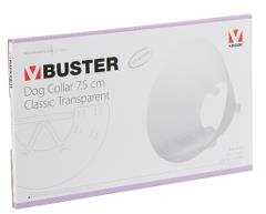 KRUUSE BUSTER Classic Dog Collar, 7.5 cm, Transparent, 10/pk