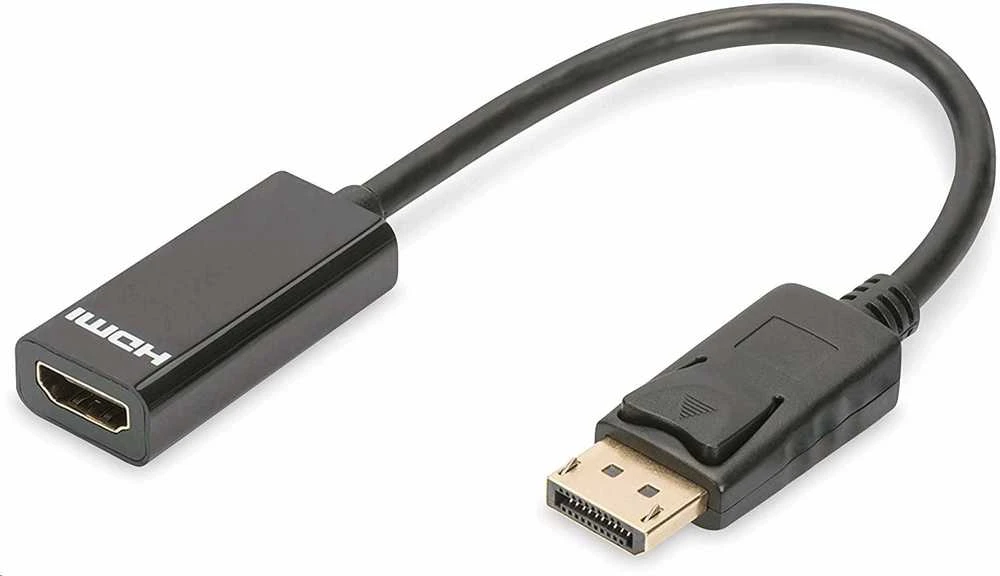 DisplayPort į HDMI adapteris su lanksčiu laidu