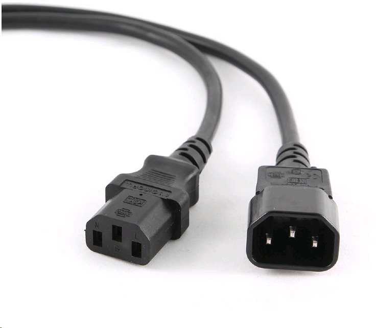 C-TECH maitinimo kabelis, ilgintuvas, 3m VDE 230V