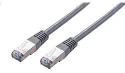 C-TECH kabelis patchcord Cat5e, FTP, pilkas, 20m